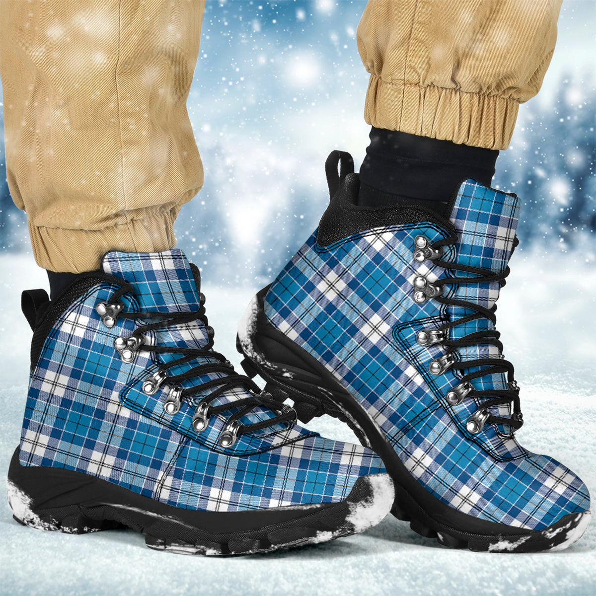 Roberton Tartan Alpine Boots - Tartanvibesclothing