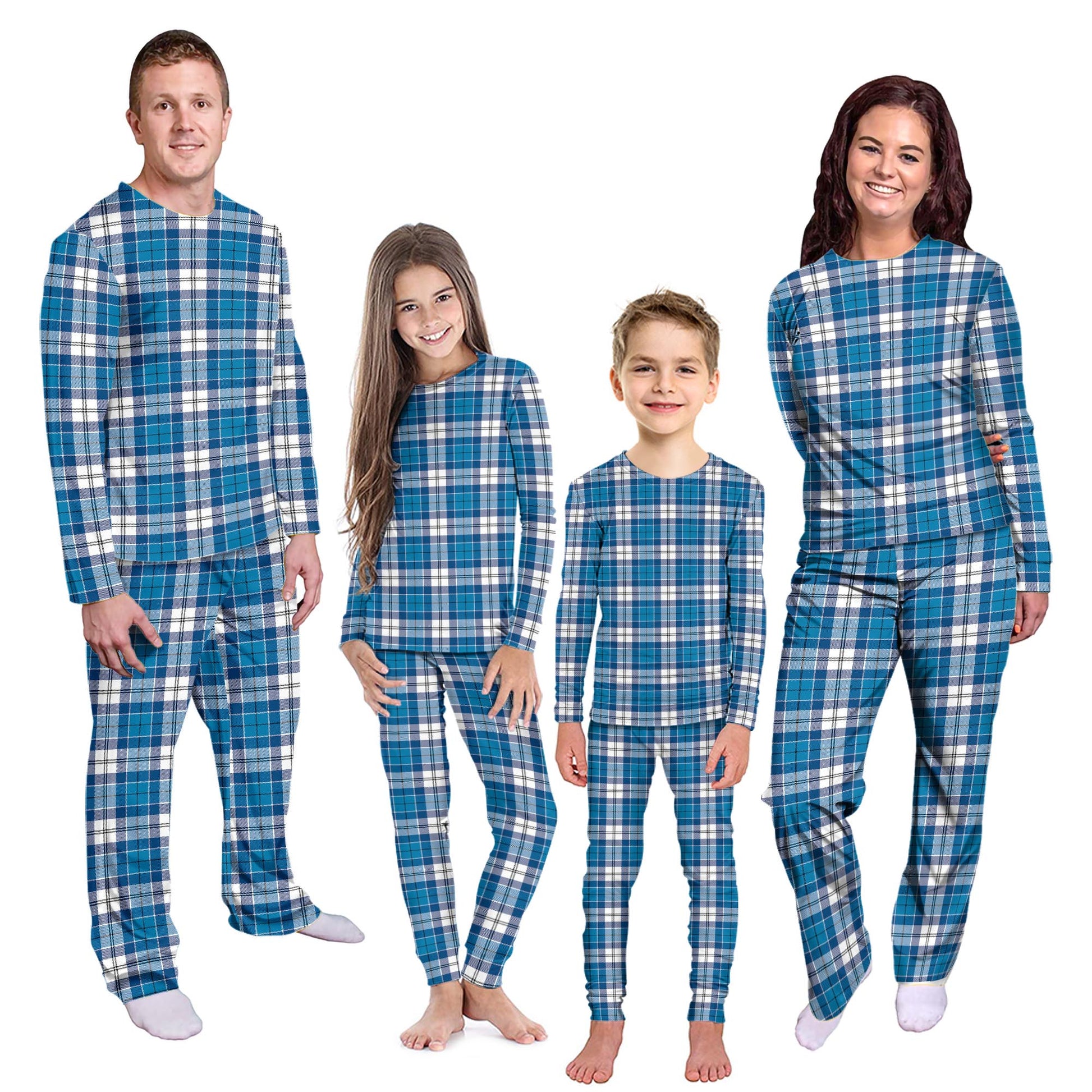 Roberton Tartan Pajamas Family Set Kid - Tartan Vibes Clothing