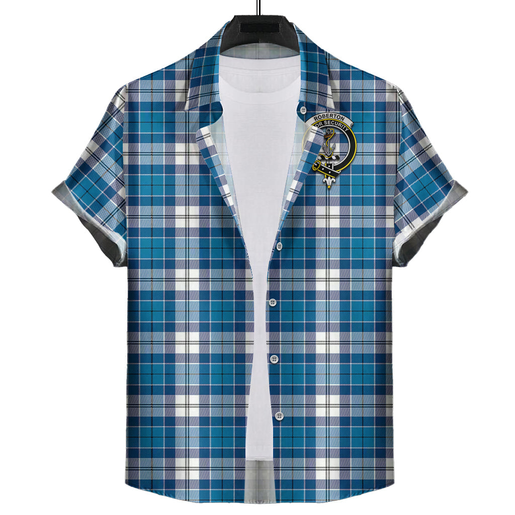 roberton-tartan-short-sleeve-button-down-shirt-with-family-crest