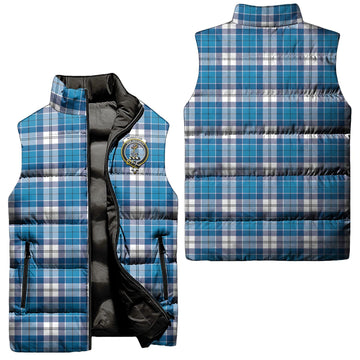 Roberton Tartan Sleeveless Puffer Jacket with Family Crest