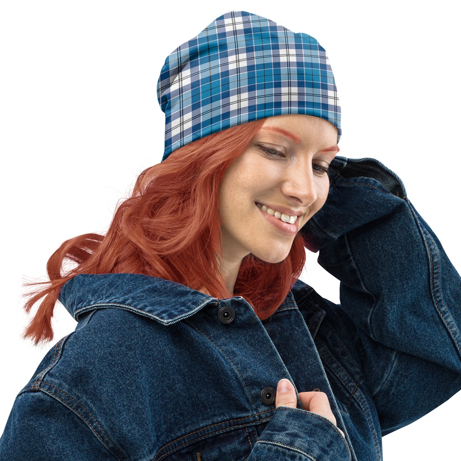 Roberton Tartan Beanies Hat One Size 10.5*10.2 inches - Tartan Vibes Clothing