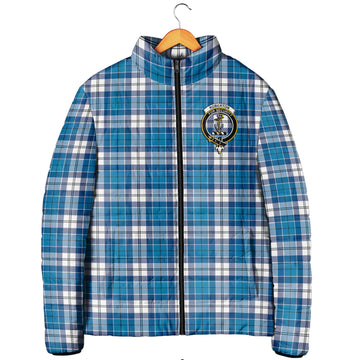 Roberton Tartan Padded Jacket with Family Crest