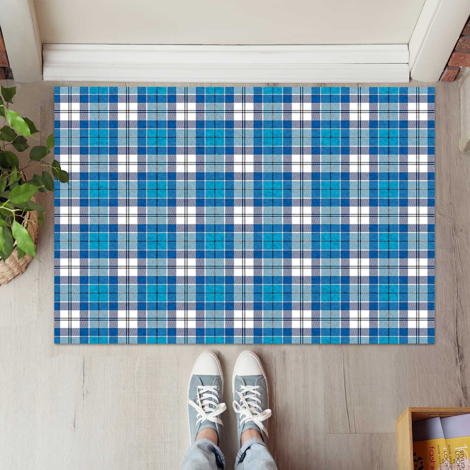 Roberton Tartan Door Mat - Tartanvibesclothing Shop