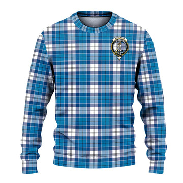 Roberton Tartan Ugly Sweater with Family Crest