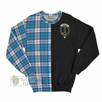 Roberton Tartan Sweatshirt with Family Crest and Half Of Me Style