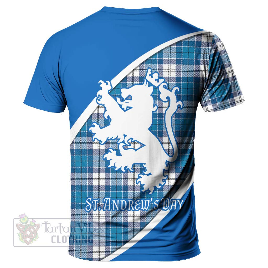 Tartan Vibes Clothing Roberton Family Crest Tartan T-Shirt Celebrate Saint Andrew's Day in Style