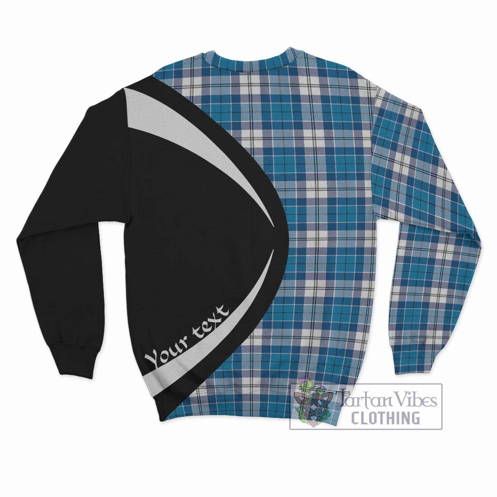 Roberton Tartan Sweatshirt with Family Crest Circle Style - Tartan Vibes Clothing