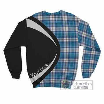 Roberton Tartan Sweatshirt with Family Crest Circle Style