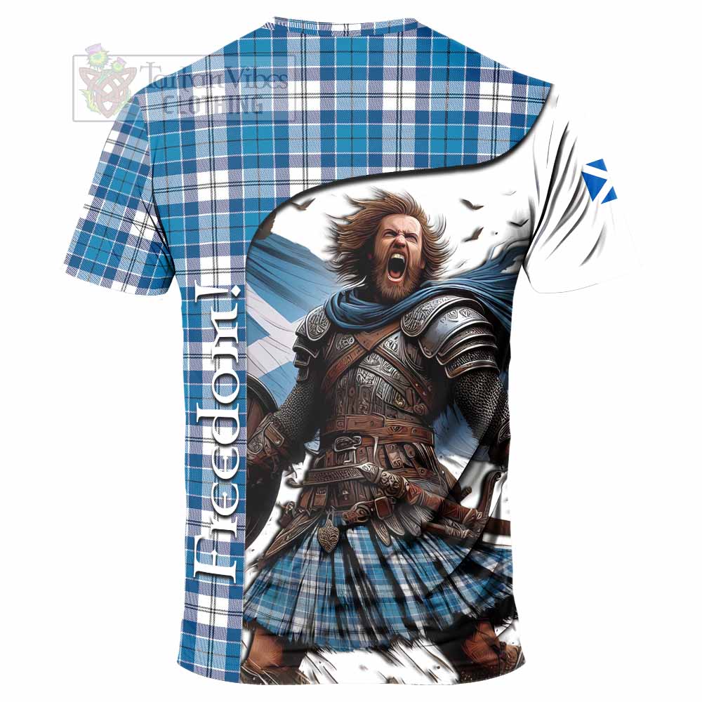 Roberton Crest Tartan T-Shirt Inspired by the Freedom of Scottish Warrior