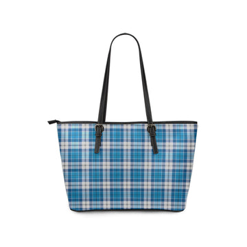 Roberton Tartan Leather Tote Bag