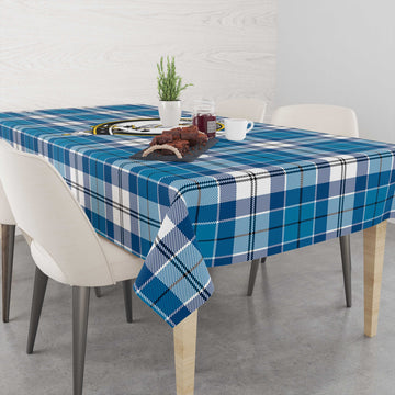 Roberton Tartan Tablecloth with Family Crest