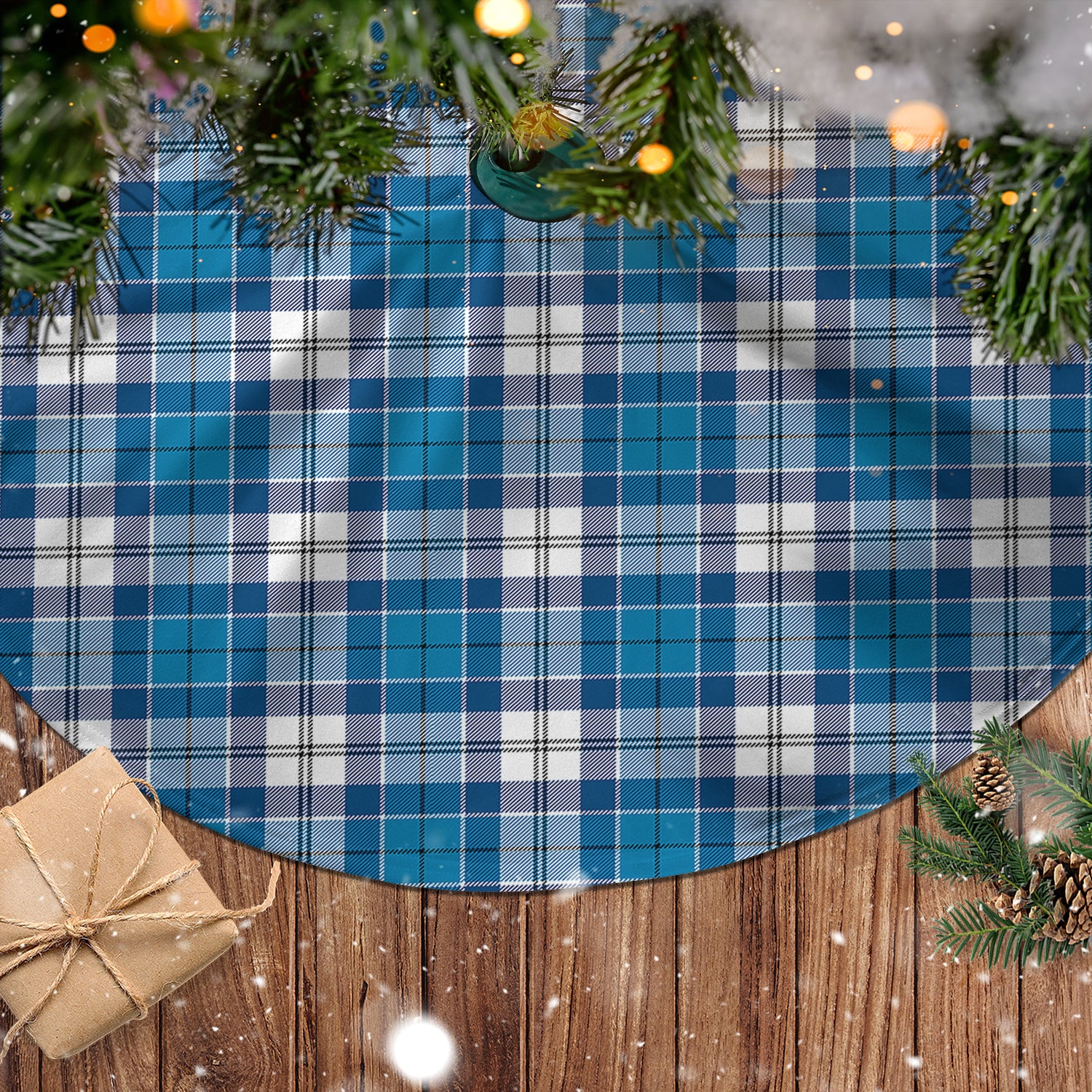 Roberton Tartan Christmas Tree Skirt - Tartanvibesclothing