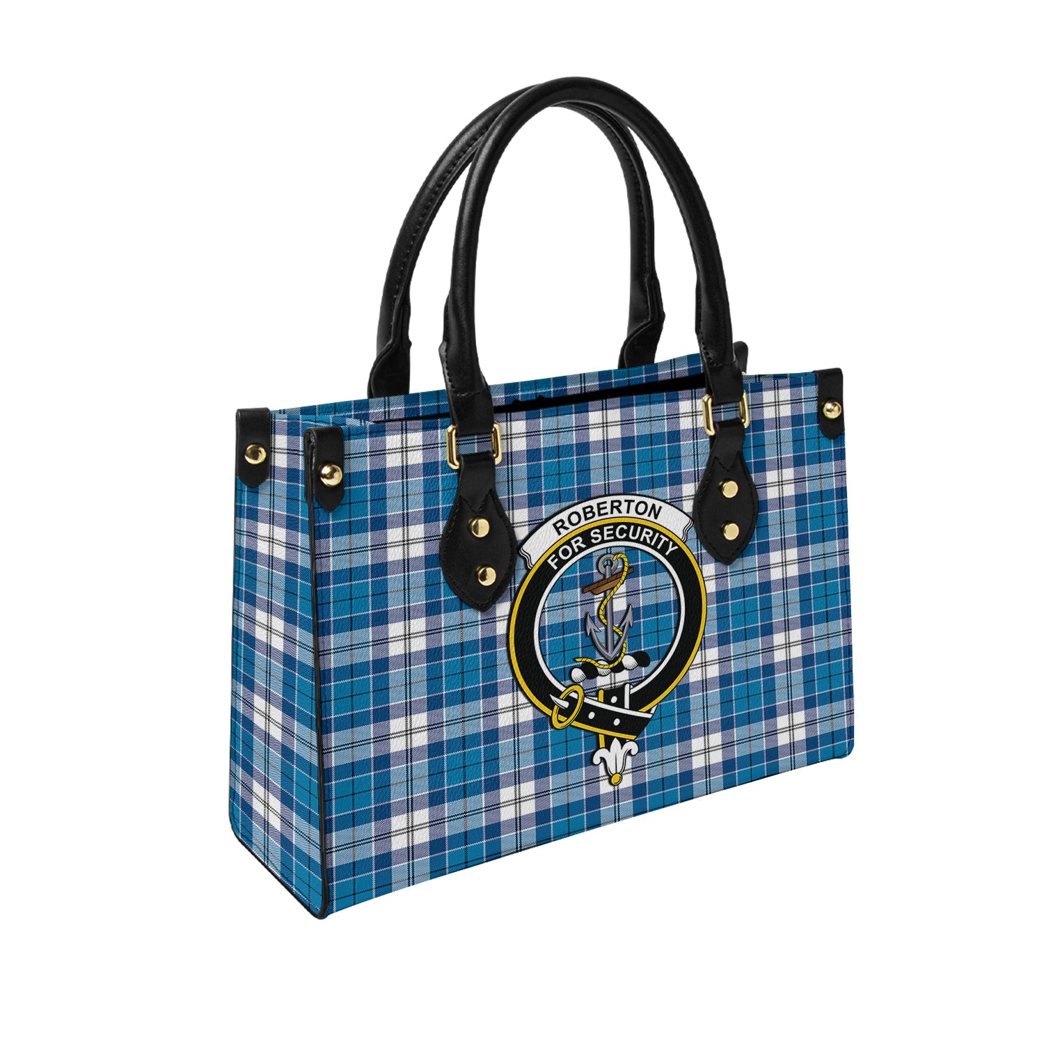 roberton-tartan-leather-bag-with-family-crest