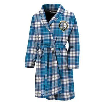 Roberton Tartan Bathrobe with Family Crest