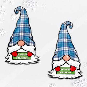 Roberton Gnome Christmas Ornament with His Tartan Christmas Hat