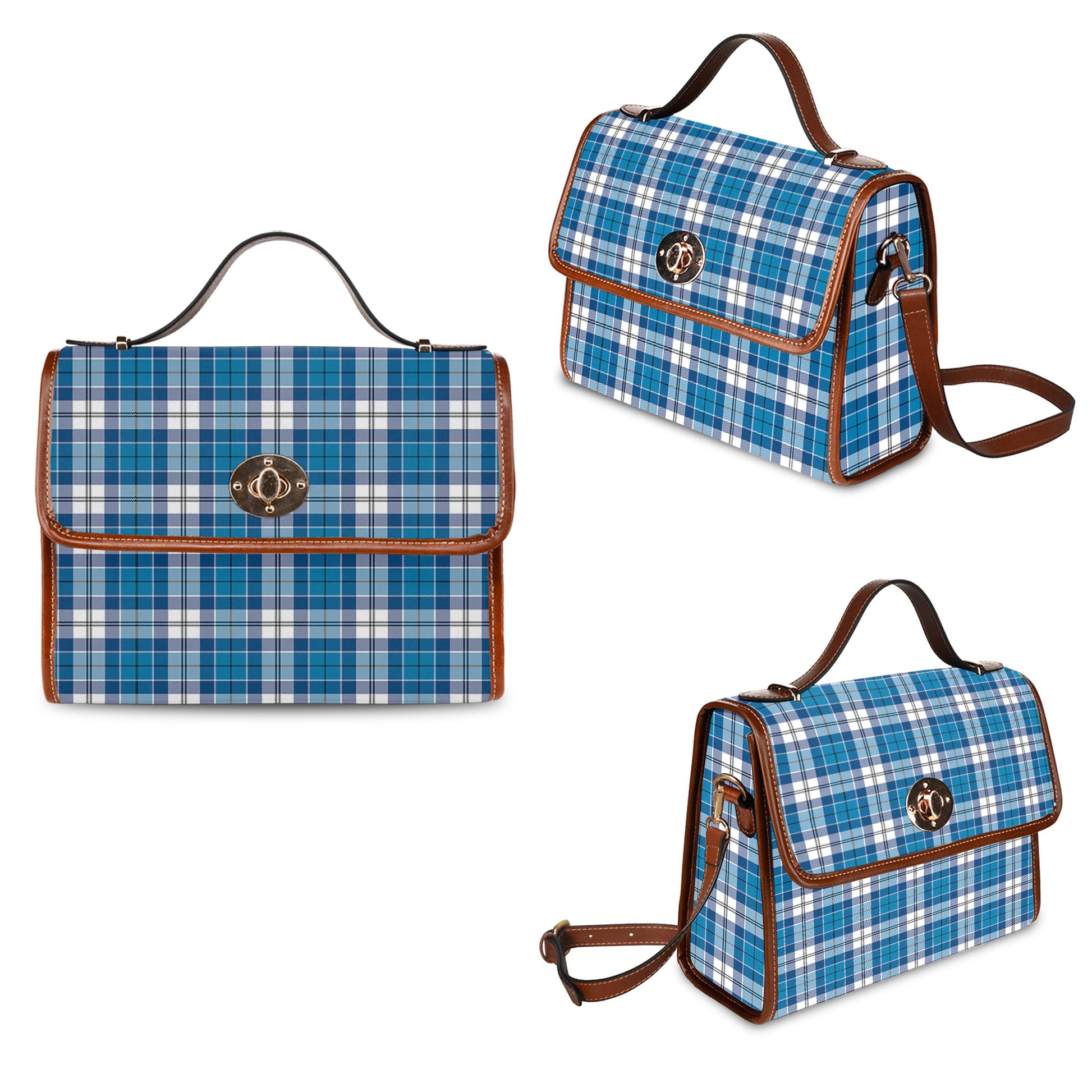 roberton-tartan-leather-strap-waterproof-canvas-bag