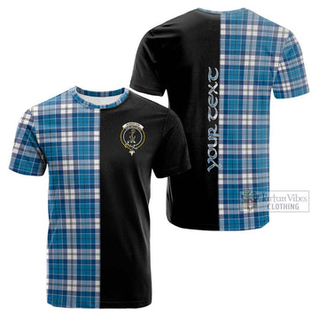 Roberton Tartan Cotton T-shirt with Family Crest and Half Of Me Style