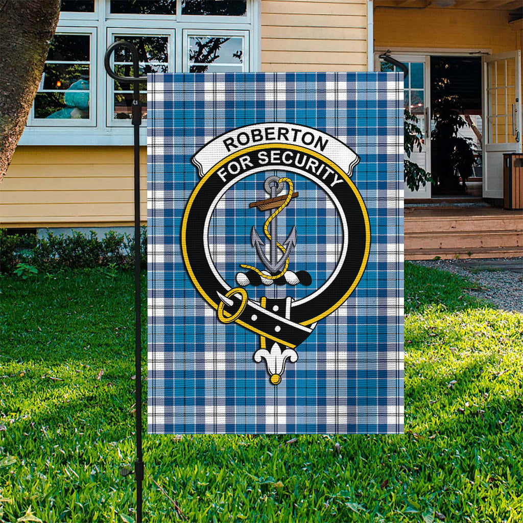 Roberton Tartan Flag with Family Crest - Tartan Vibes Clothing