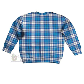 Roberton Tartan Kid Ugly Sweater with Family Crest - Tartan Vibes Clothing