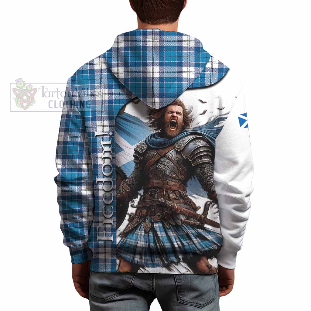 Tartan Vibes Clothing Roberton Crest Tartan Hoodie Inspired by the Freedom of Scottish Warrior