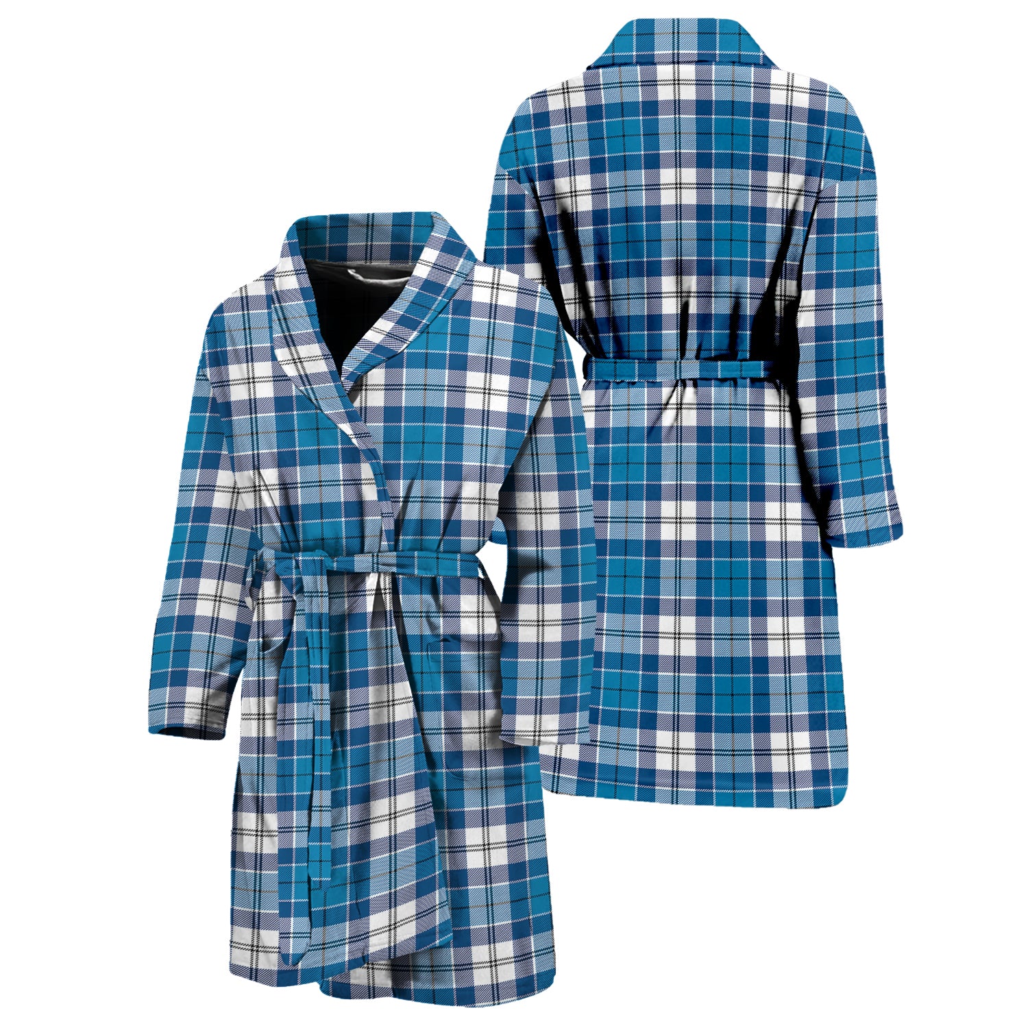 Roberton Tartan Bathrobe Unisex M - Tartan Vibes Clothing