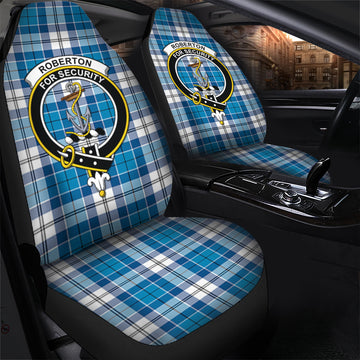 Roberton Tartan Car Seat Cover with Family Crest