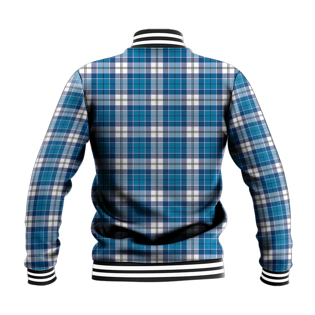 Roberton Tartan Baseball Jacket with Family Crest - Tartan Vibes Clothing