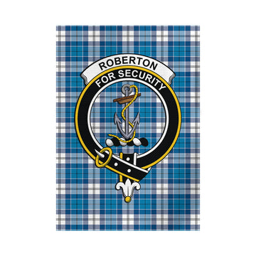 Roberton Tartan Garden Flag with Family Crest - Tartan Vibes Clothing
