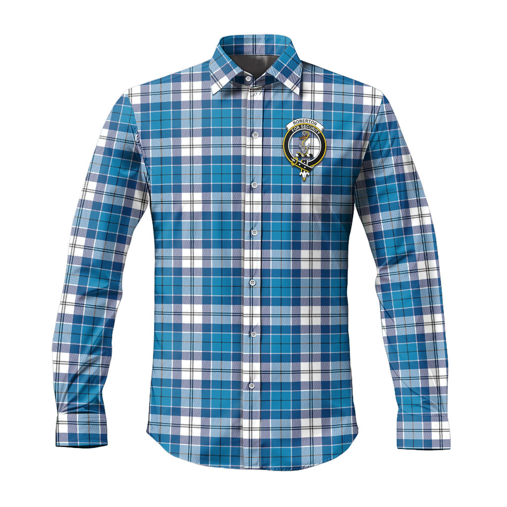 roberton-tartan-long-sleeve-button-up-shirt-with-family-crest