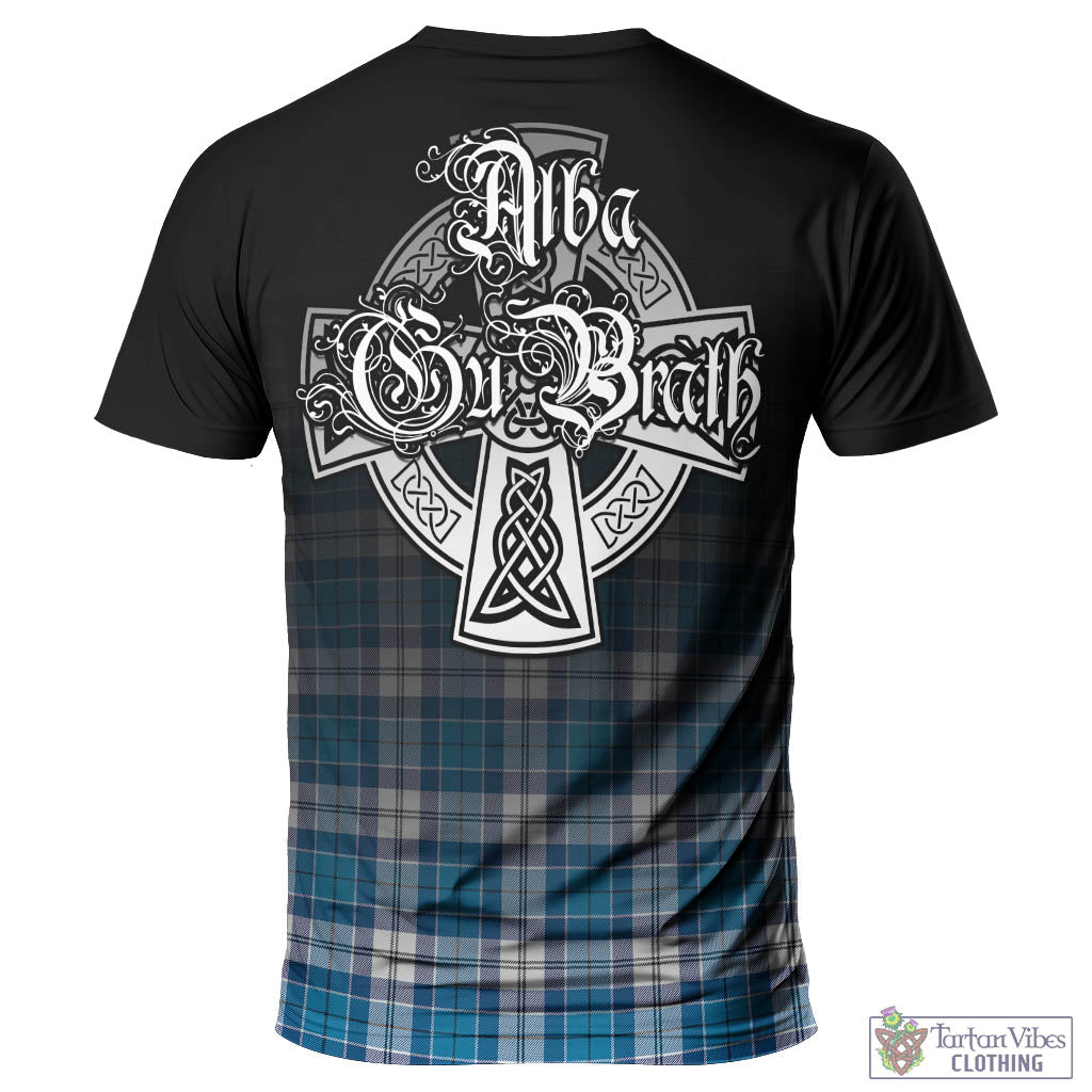 Tartan Vibes Clothing Roberton Tartan T-Shirt Featuring Alba Gu Brath Family Crest Celtic Inspired