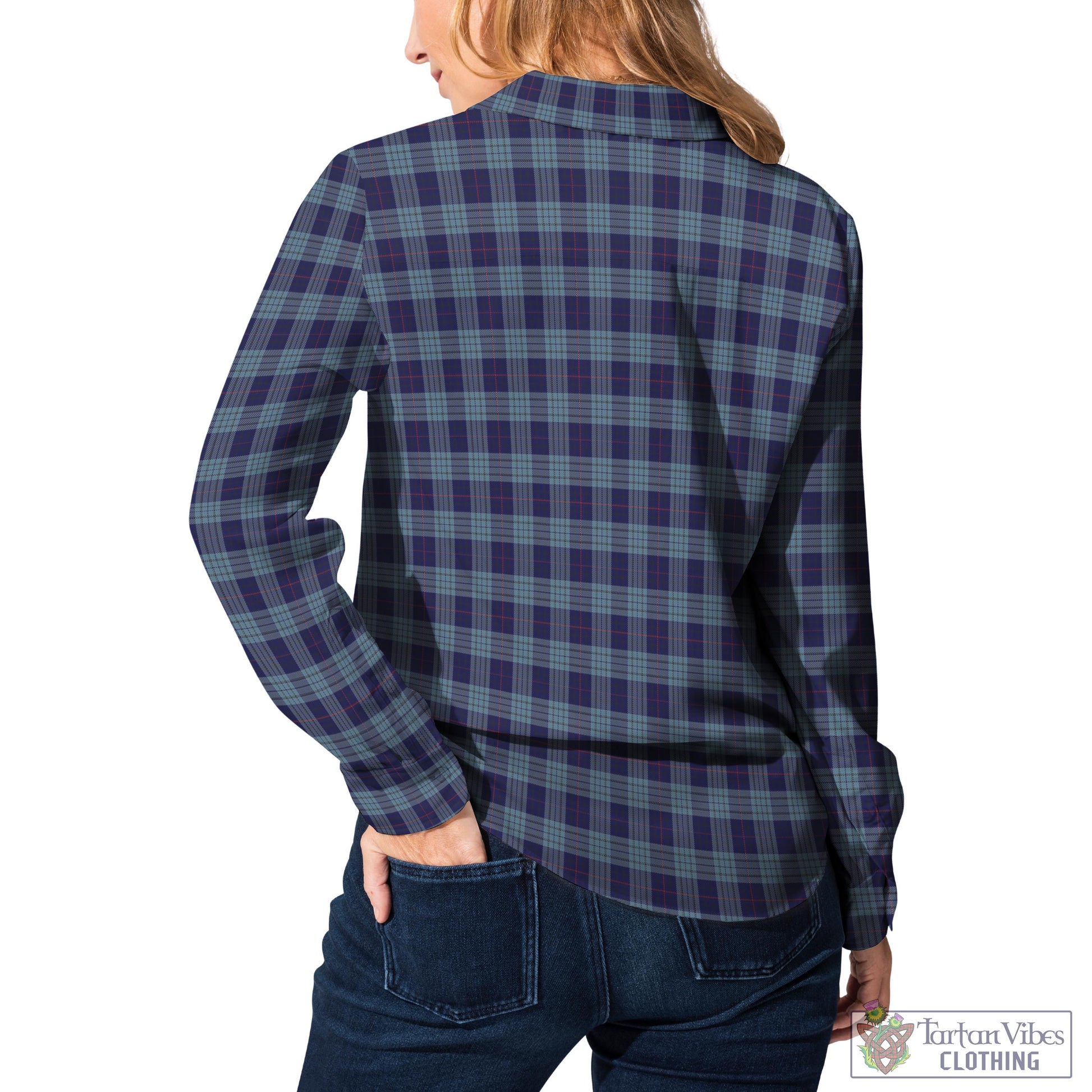 Roberts of Wales Tartan Womens Casual Shirt