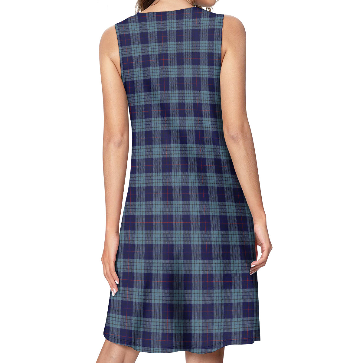 Roberts of Wales Tartan Womens Casual Dresses - Tartanvibesclothing