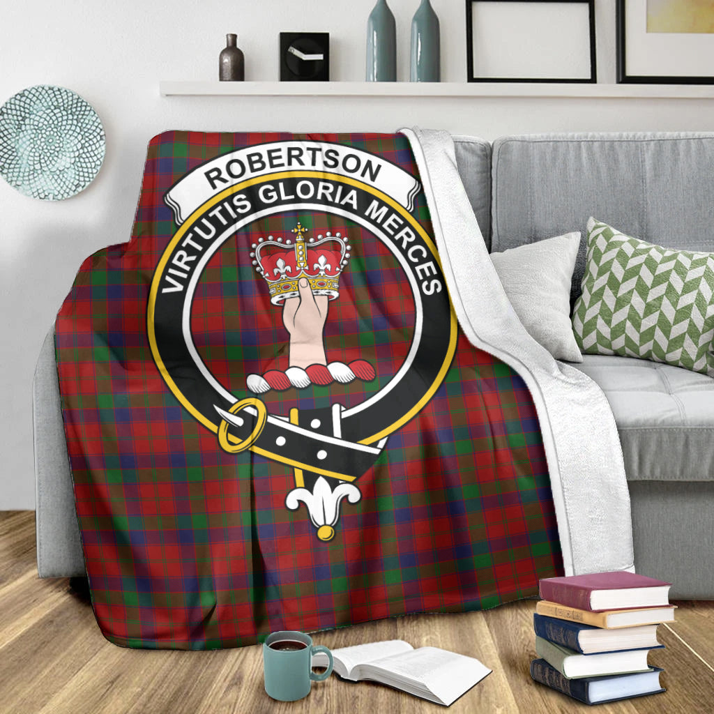 robertson-tartab-blanket-with-family-crest