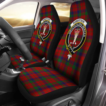 Robertson Tartan Car Seat Cover with Family Crest One Size - Tartan Vibes Clothing