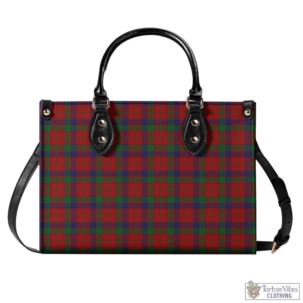 Robertson Tartan Luxury Leather Handbags L - Tartan Vibes Clothing