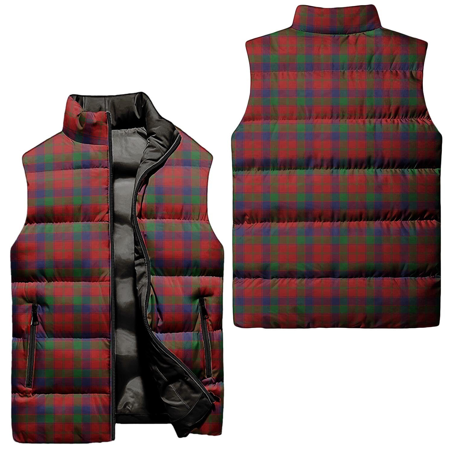 Robertson Tartan Sleeveless Puffer Jacket Unisex - Tartanvibesclothing