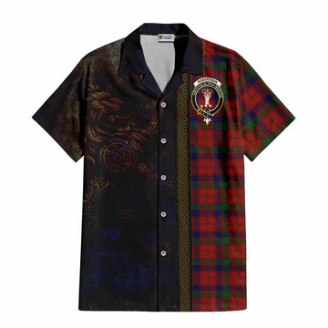 Robertson Tartan Family Crest Hawaiian Shirt Alba Gu Brath Be Brave Lion Ancient Style Kid - Tartan Vibes Clothing