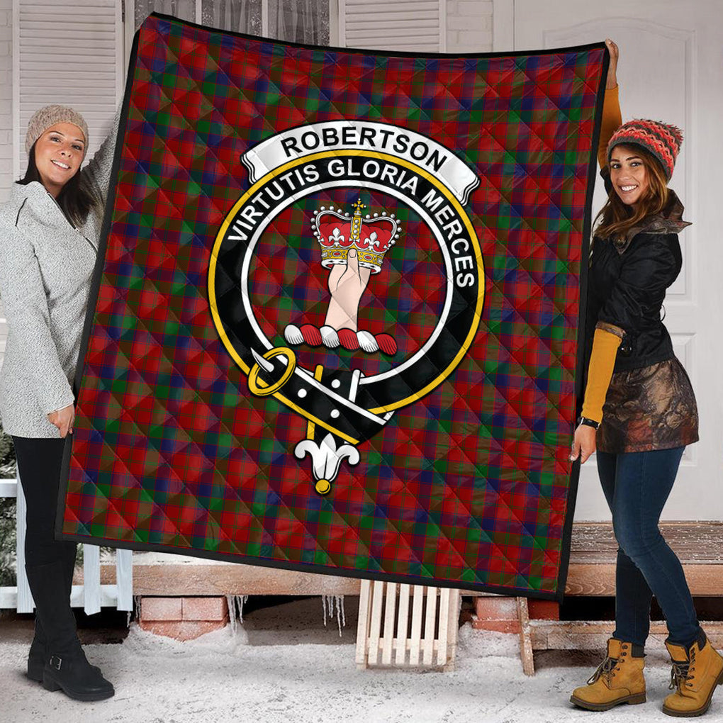 robertson-tartan-quilt-with-family-crest