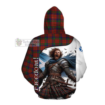 Robertson Crest Tartan Cotton Hoodie Inspired by the Freedom of Scottish Warrior Pullover Hoodie - Tartan Vibes Clothing