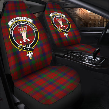 Robertson Tartan Car Seat Cover with Family Crest - Tartan Vibes Clothing