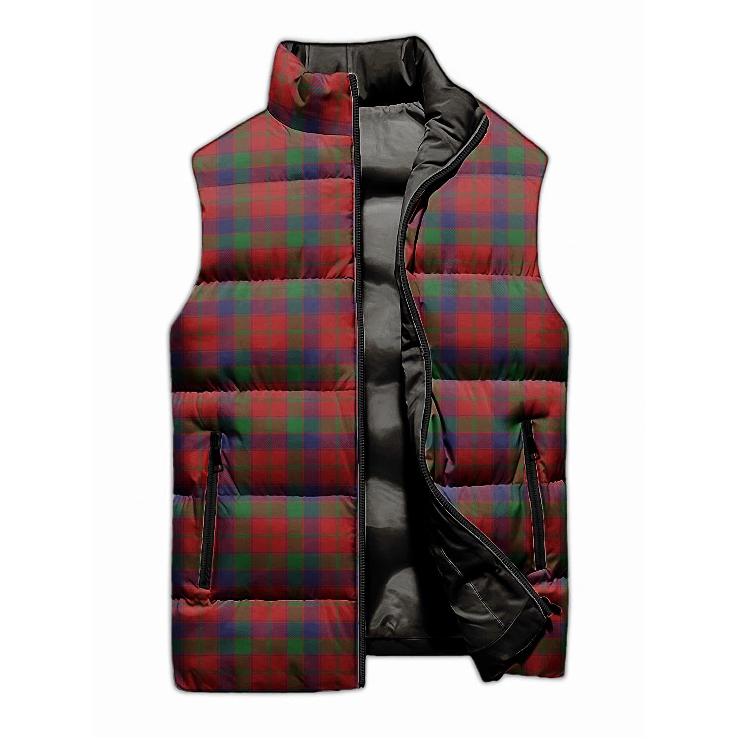 Robertson Tartan Sleeveless Puffer Jacket - Tartanvibesclothing