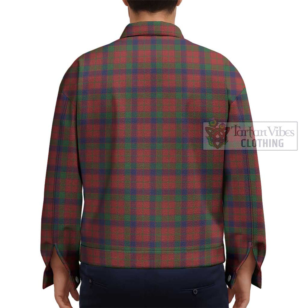 Robertson Tartan Unisex Lapel Cotton Jacket - Tartan Vibes Clothing