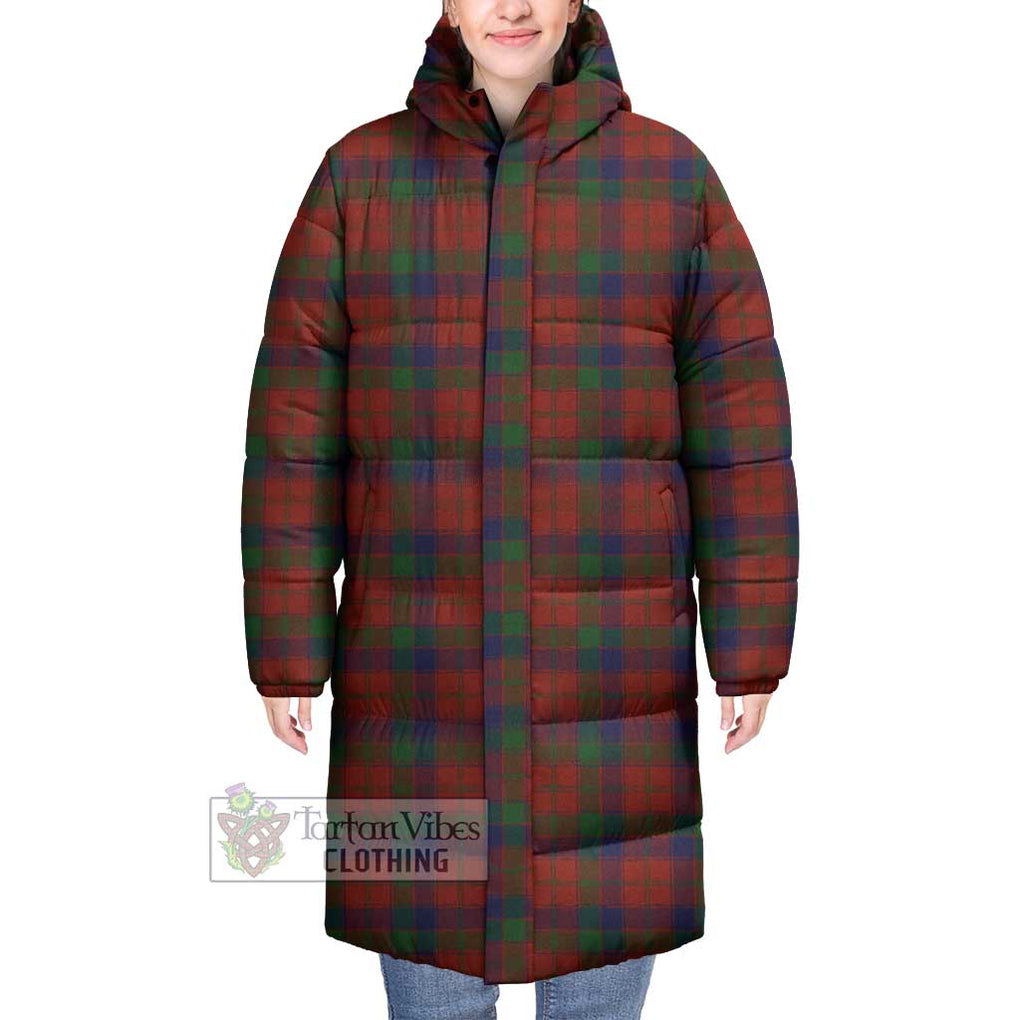 Tartan Vibes Clothing Robertson Tartan Long Down Jacket