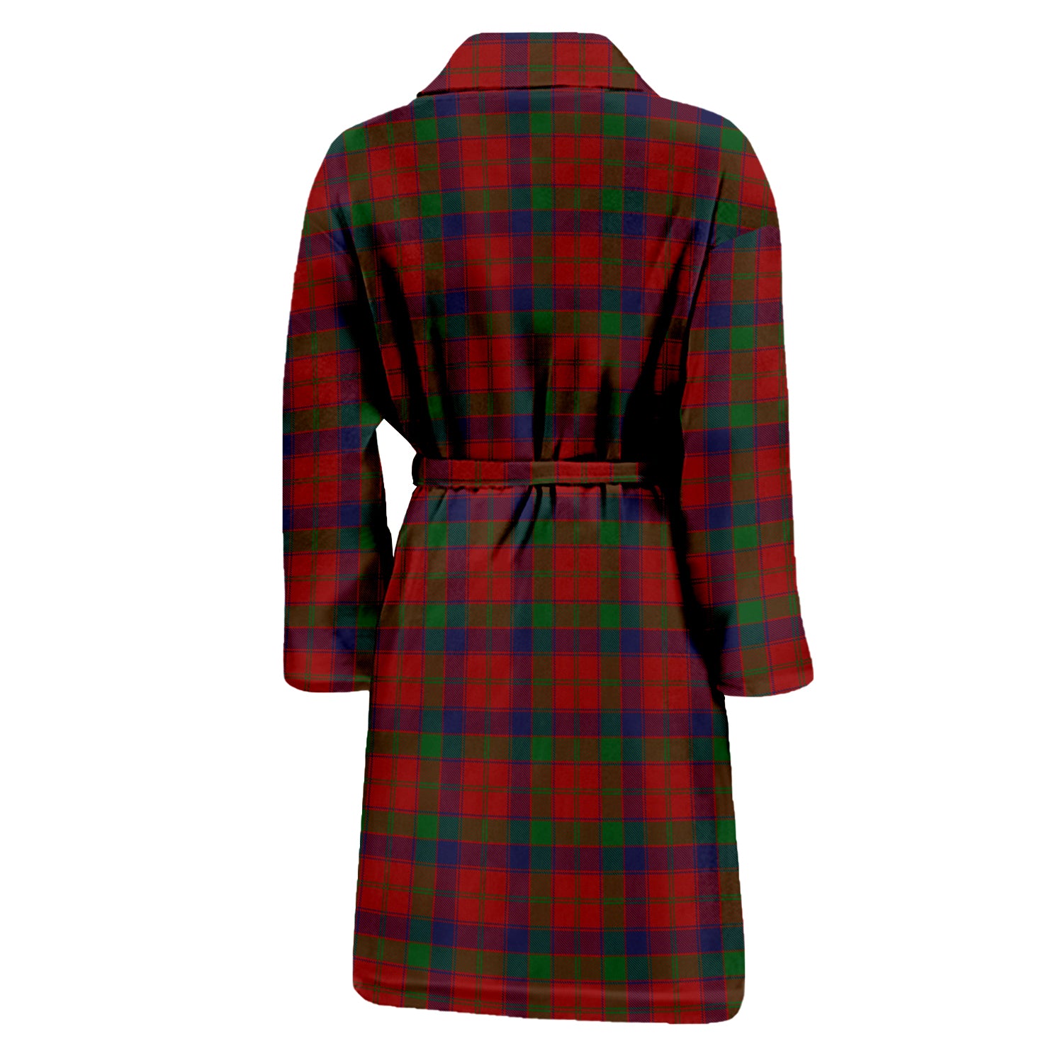 Robertson Tartan Bathrobe with Family Crest - Tartan Vibes Clothing