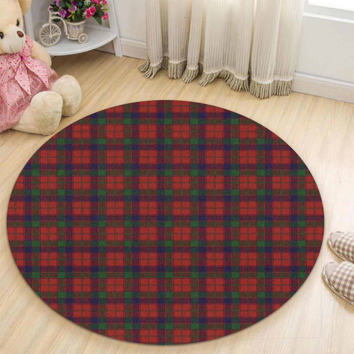 Robertson Tartan Round Rug - Tartan Vibes Clothing