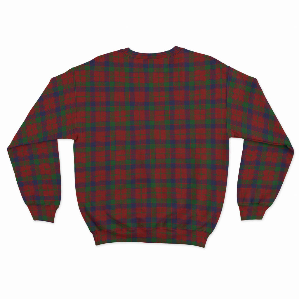 Robertson Tartan Sweatshirt with Family Crest - Tartan Vibes Clothing