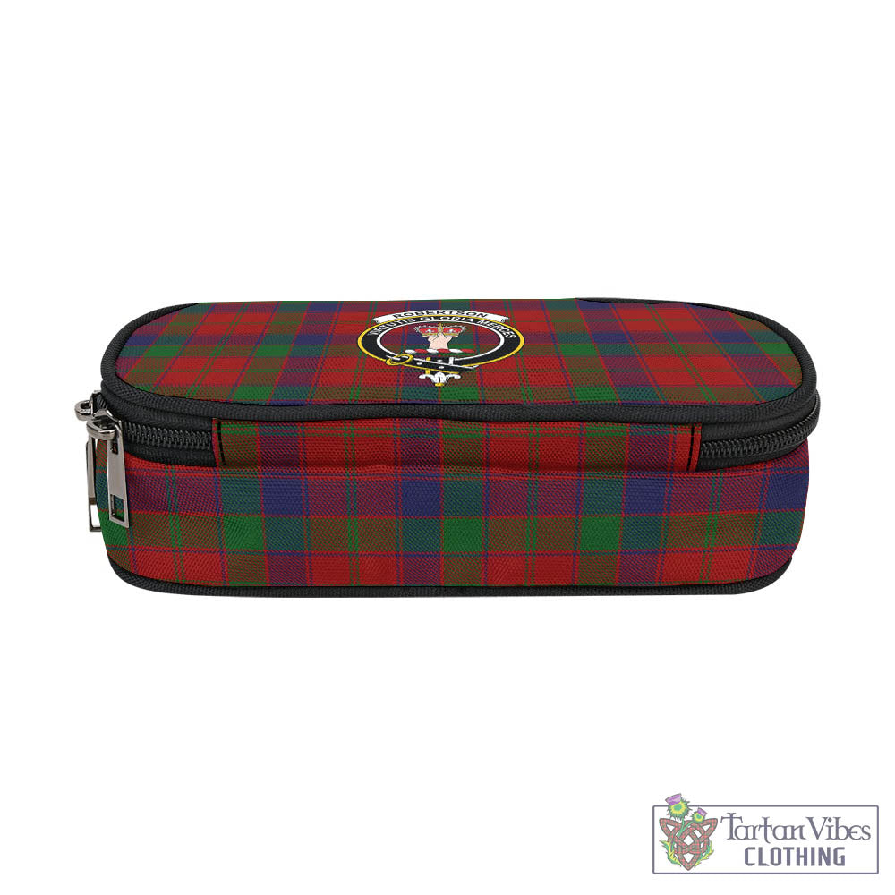 Tartan Vibes Clothing Robertson Tartan Pen and Pencil Case with Family Crest