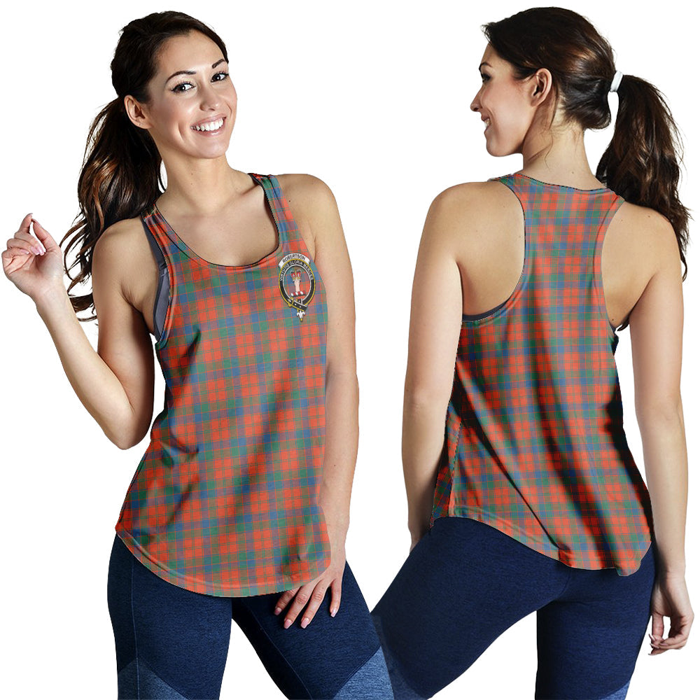 robertson-ancient-tartan-women-racerback-tanks-with-family-crest