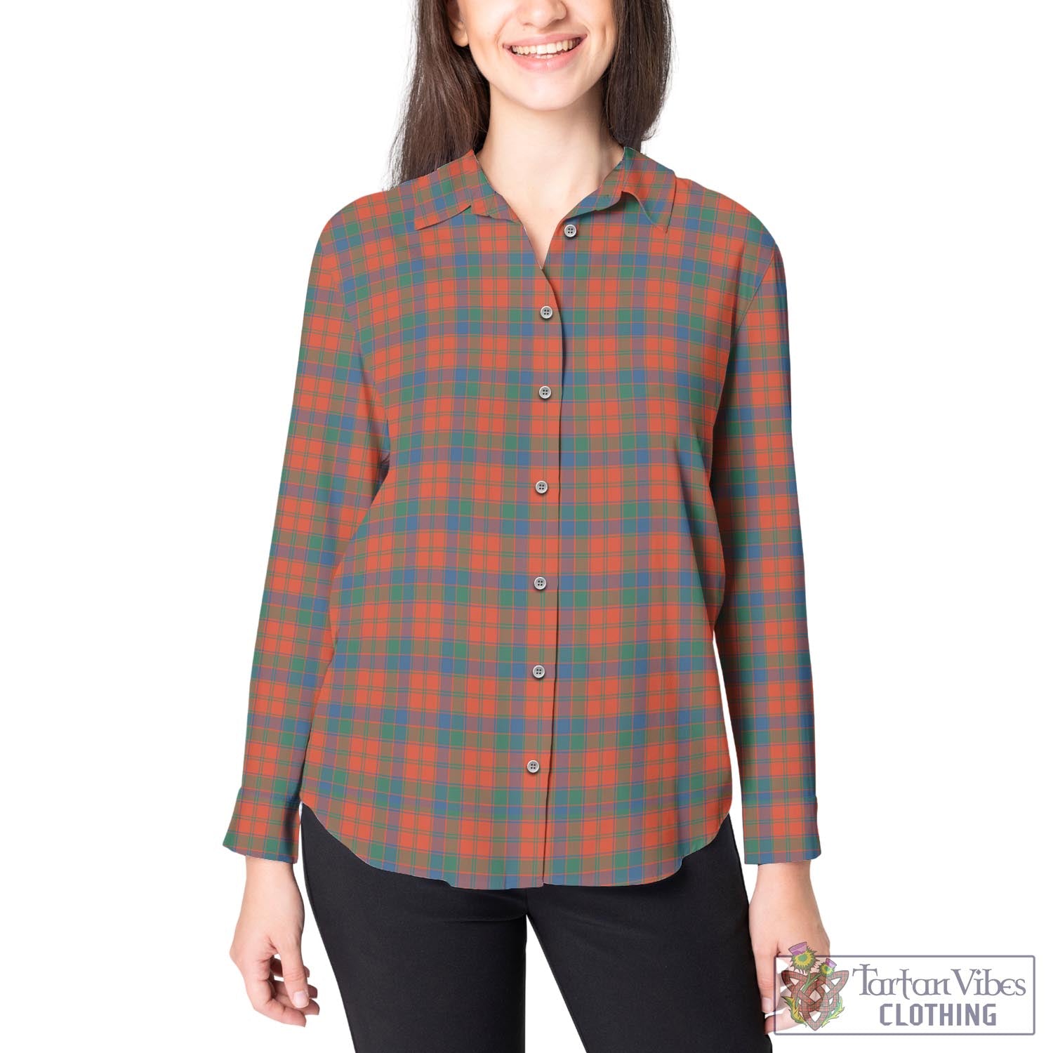 Robertson Ancient Tartan Womens Casual Shirt