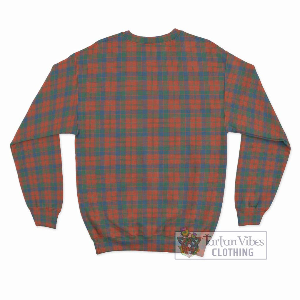 Robertson Ancient Tartan Sweatshirt with Family Crest DNA In Me Style - Tartanvibesclothing Shop